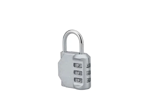 Silver Zamak Combination Padlock