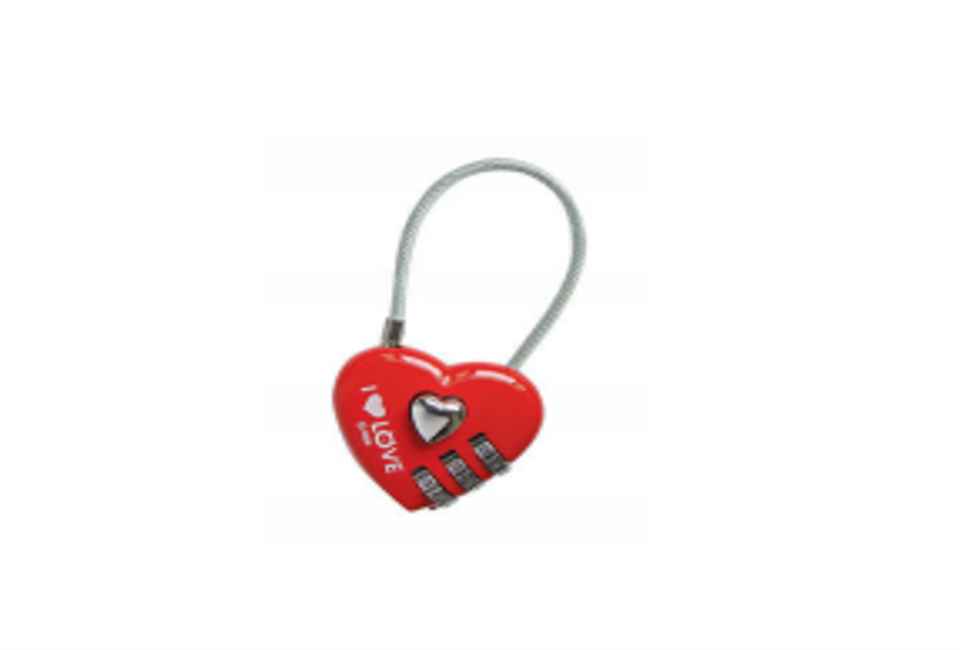 Heart Type Cartoon Combination Padlock
