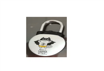 Bat Type Cartoon Combination Padlock