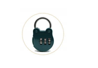 Frog Type Cartoon Combination Padlock